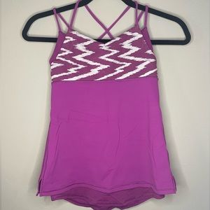 ivivva by lululemon strappy tank pink size 10